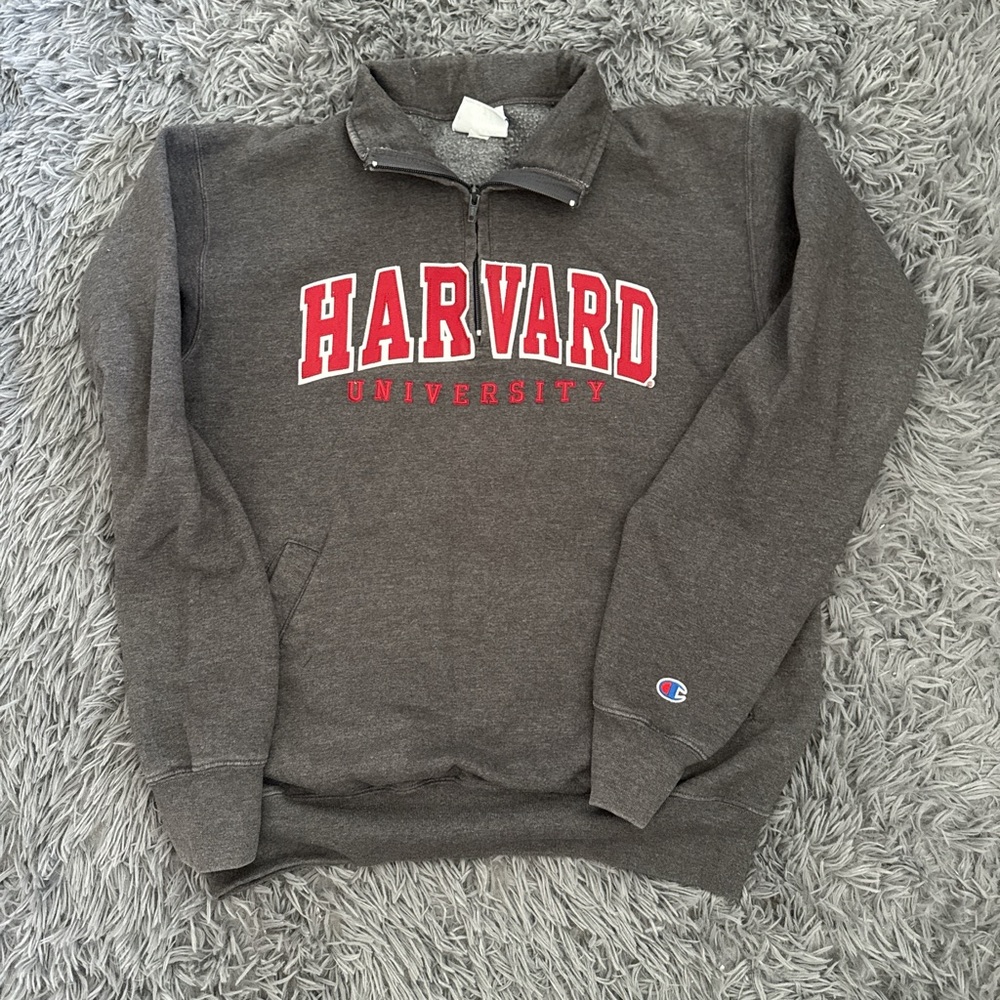 grey champion harvard sweatshirt